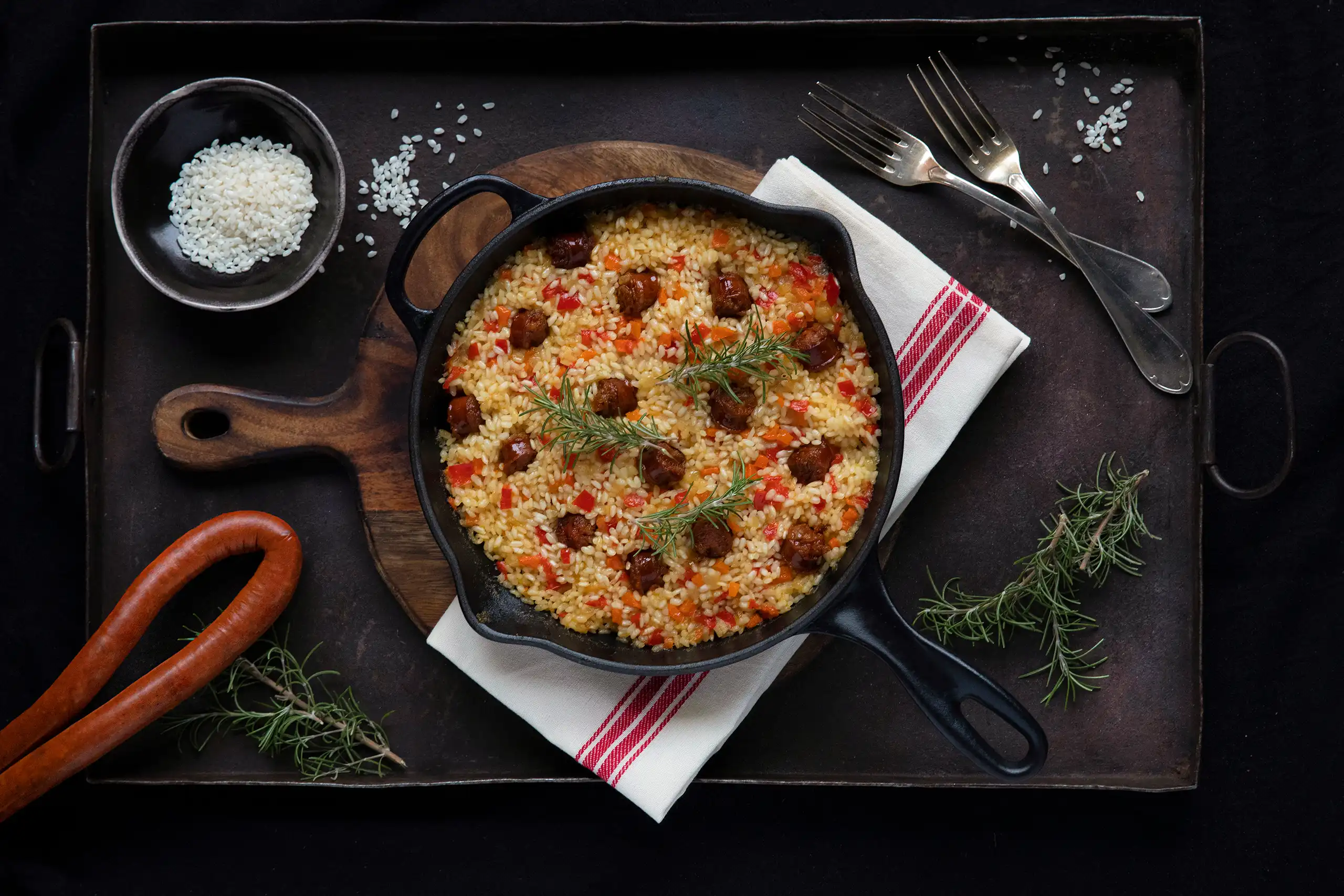 Arroz con chistorra