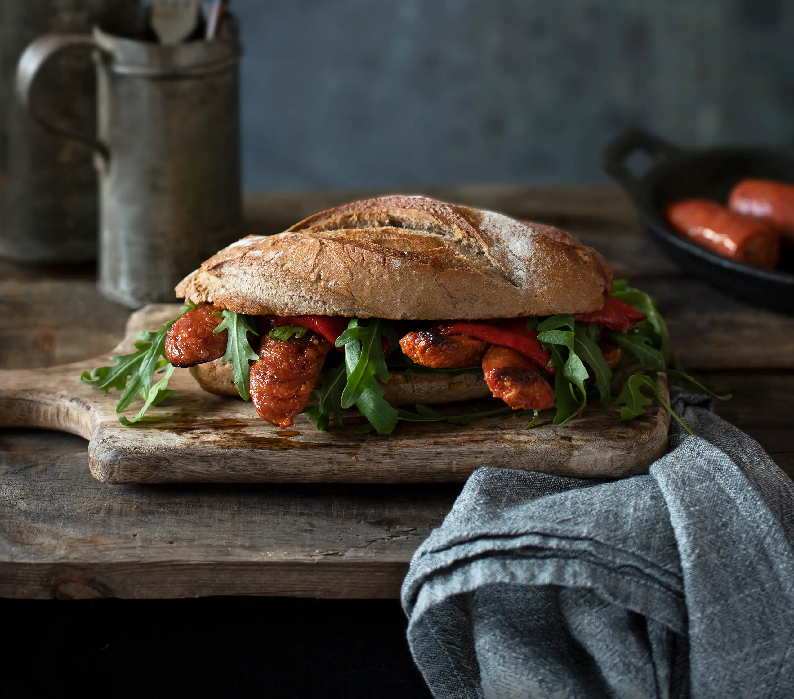 Bocadillo barbacoa